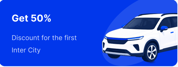 Get 50% Discount for the first Inter City