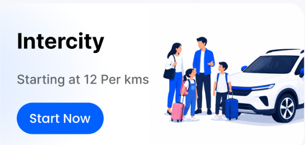 Intercity Starting at 12 Per kms